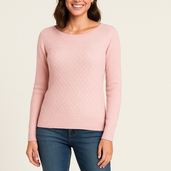 LOFT Sweaters - LOFT Light Pink Soft Knit Sweater